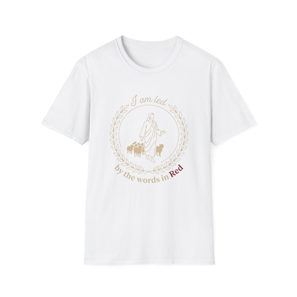 T-Shirt — 'I am lost by the words in Red' Shepherd & Dogs Minimalist Tee