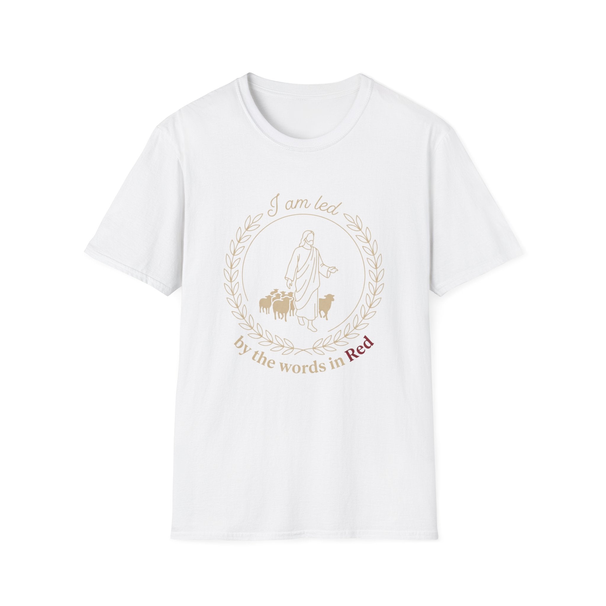 T-Shirt — 'I am lost by the words in Red' Shepherd & Dogs Minimalist Tee