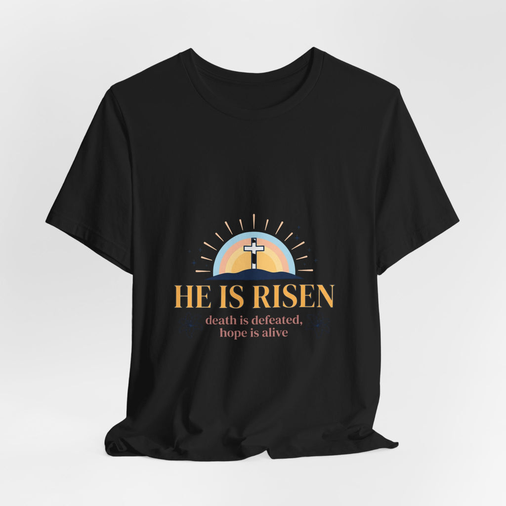 He Is Risen Shirt | Easter Christian Resurrection Tee, Scripture Faith Shirt
