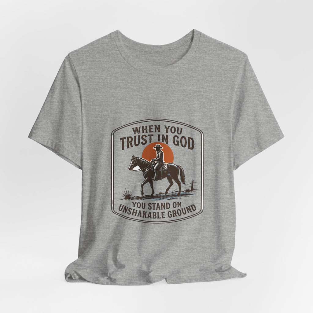 Trust in God Cowboy Tee | Western Americana, Vintage Rodeo, Frontier