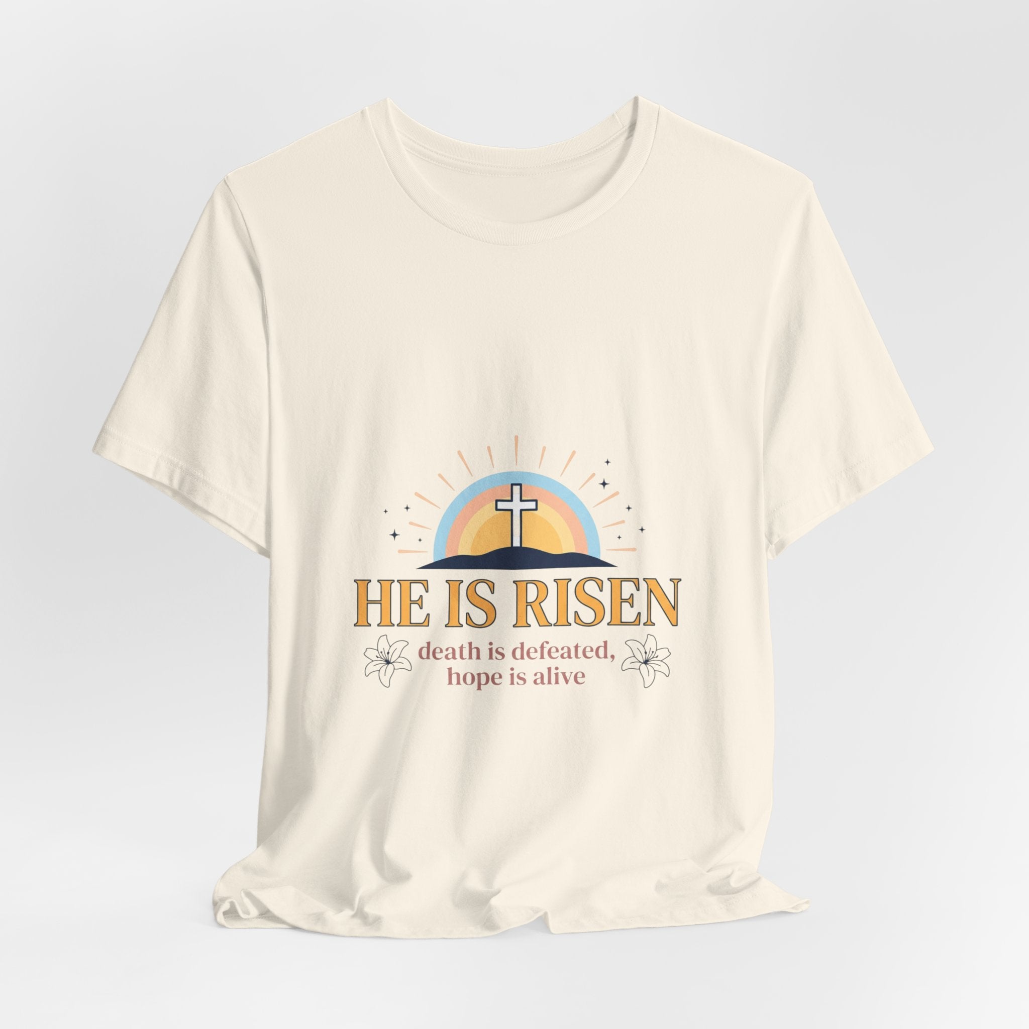 He Is Risen Shirt | Easter Christian Resurrection Tee, Scripture Faith Shirt